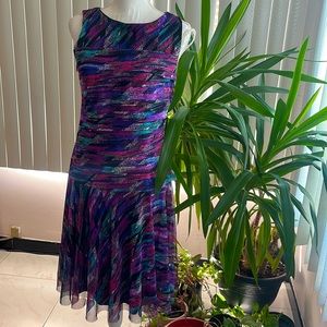 Cute Sleeveless mesh dress size small
